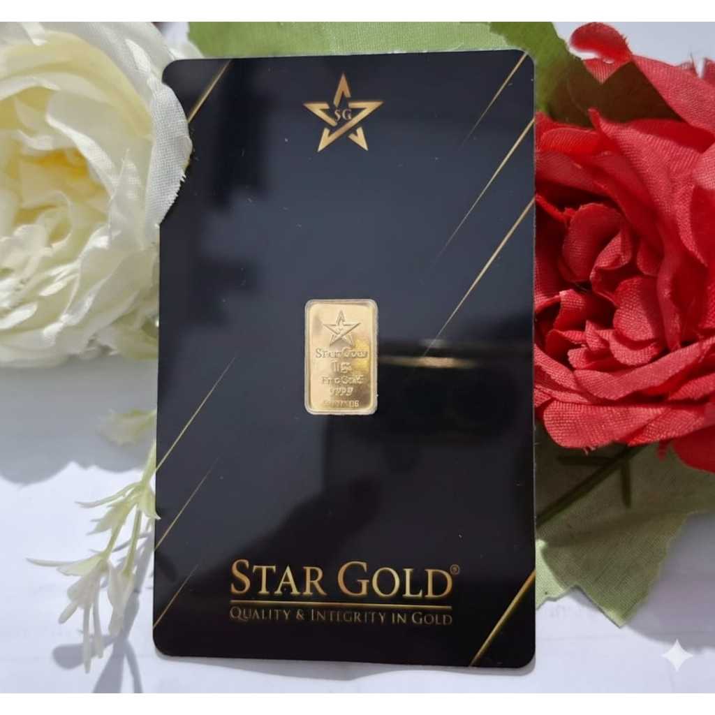 STAR GOLD 1g - Logam Mulia Emas Murni 24K (999.9)​Investasi cerdas, aman, dan berkelas. Cocok untuk 