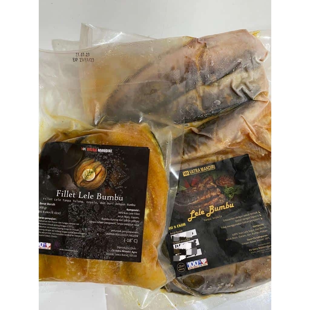 lele fillet , lele ungkep bumbu tanpa MSG