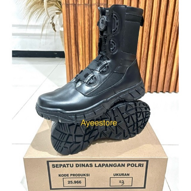 sepatu pdl tali putar asli jatah polri 2025 / sepatu tali putar / sepatu pdl jatah / sepatu pdl polr