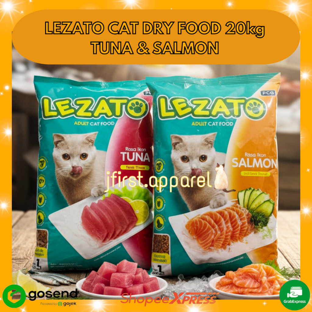 LEZATO ADULT 20KG | MAKANAN KUCING LEZATO KHUSUS INSTANT