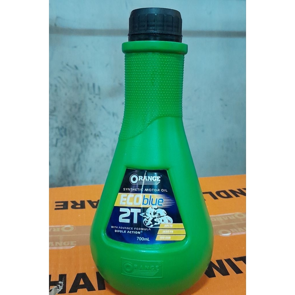 Oli orange 2Tak Oli Samping Orange ECO BLUE