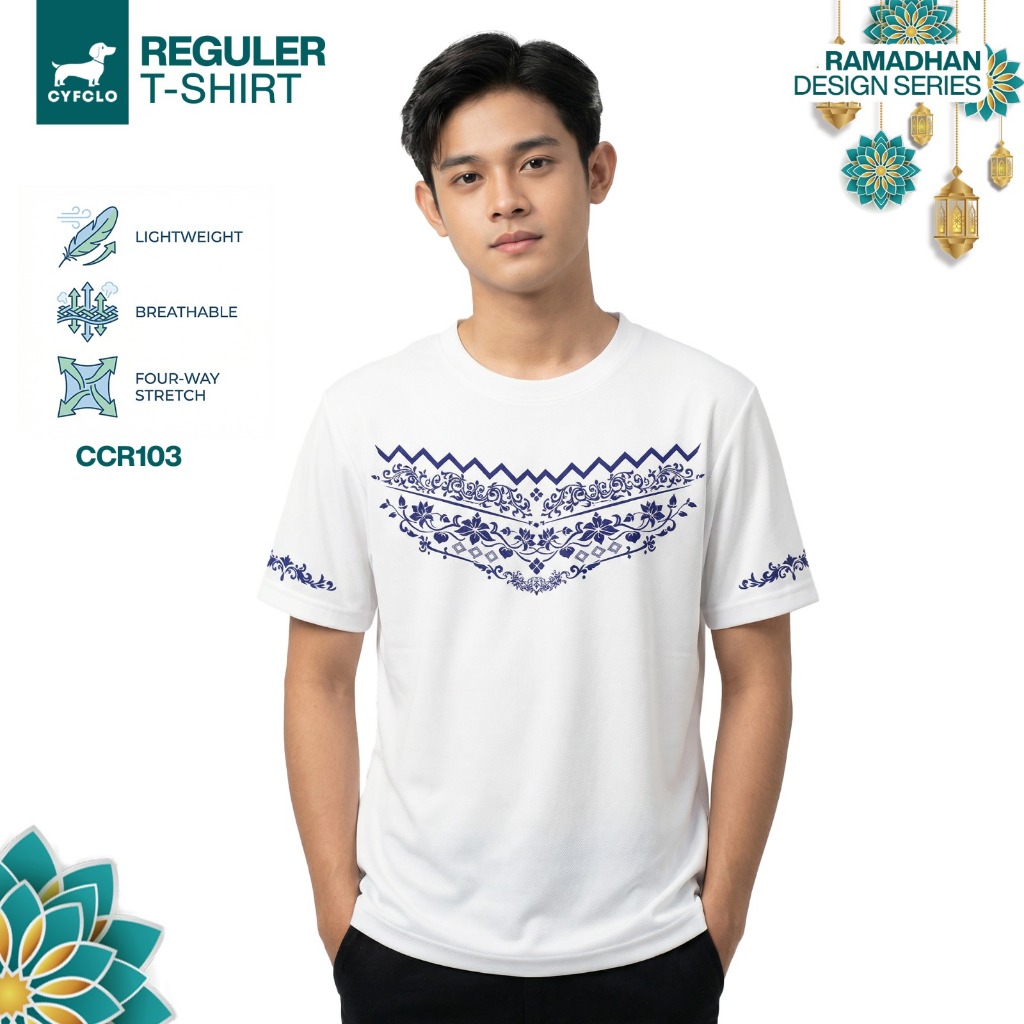 CYFCLO Kaos Ramadhan Katun Lengan Pendek Anak dan Dewasa - Kaos Unik Sambut Bulan Ramadhan | CCR103