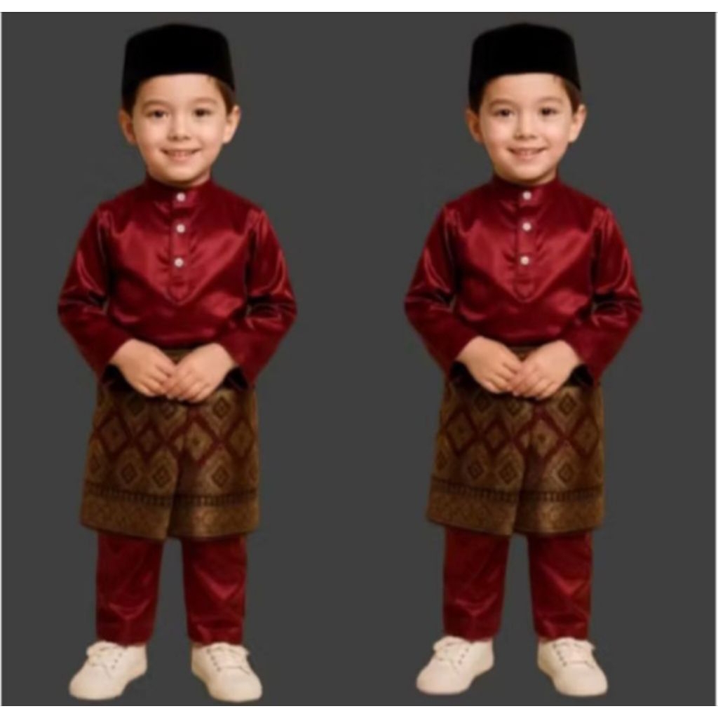 setelan baju Melayu anak laki-laki//baju kondangan anak laki-laki//baju lebaran anak laki-laki