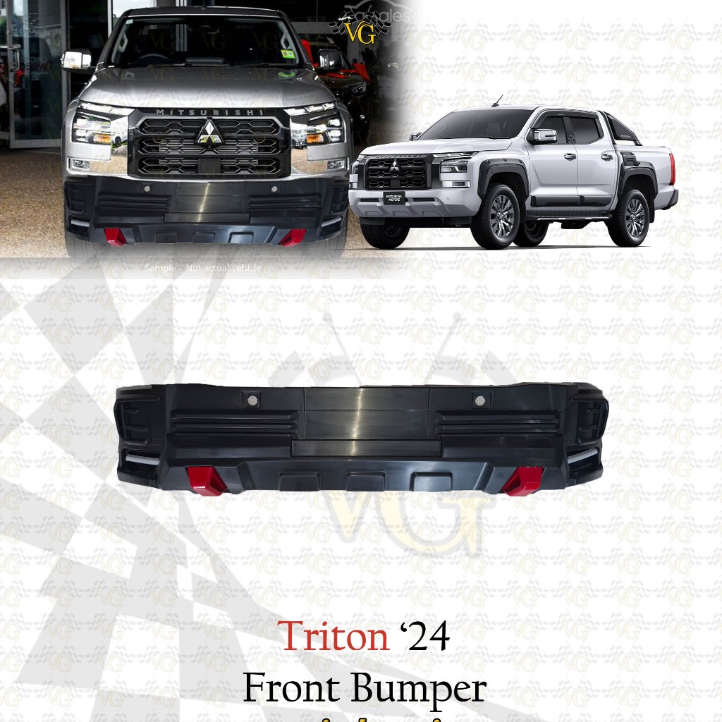 Front Bumper Triton 2024 2025 ABS Bumper Depan ABS Led Triton 2025 V1