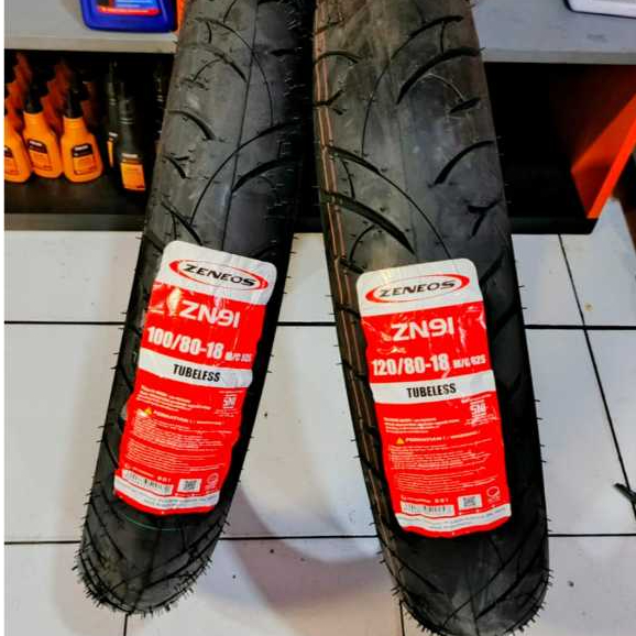 BAN MOTOR RING18  90/80 100/80 120/80 ZENEOS ZN91 TUBLES TIGER RX-KING SCORPIO THUNDER motorcycle