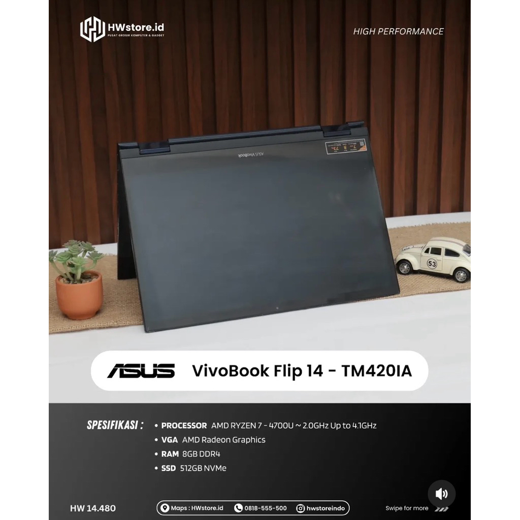 ASUS VivoBook Flip 14 - TM420IA