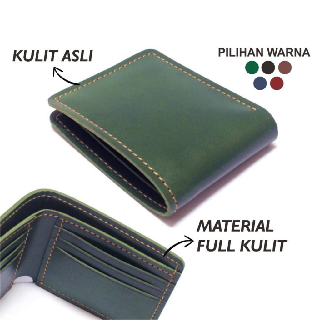 Eiger Wallet - Dompet Pria Kulit Sapi Asli Bifold Wallet Model Basic