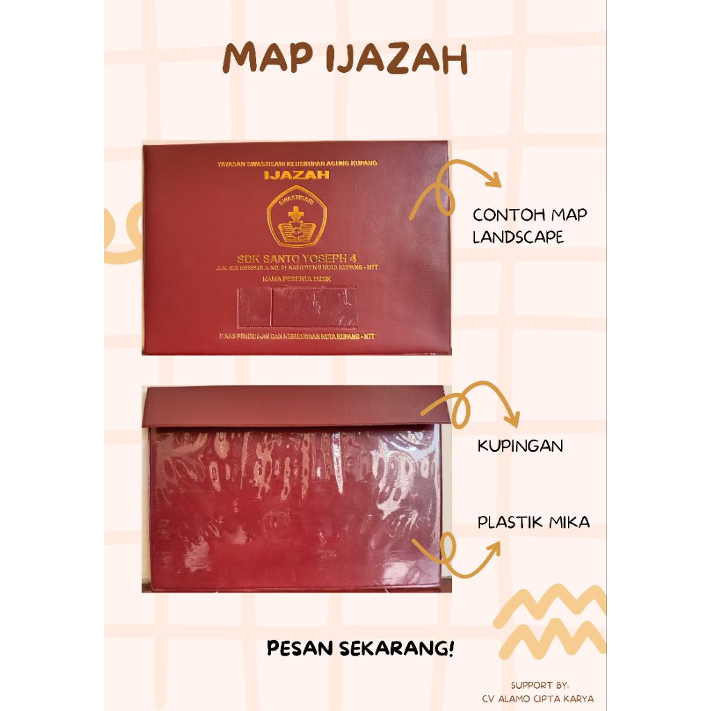 MAP IJAZAH | COVER IJAZAH | SAMPUL IJAZAH