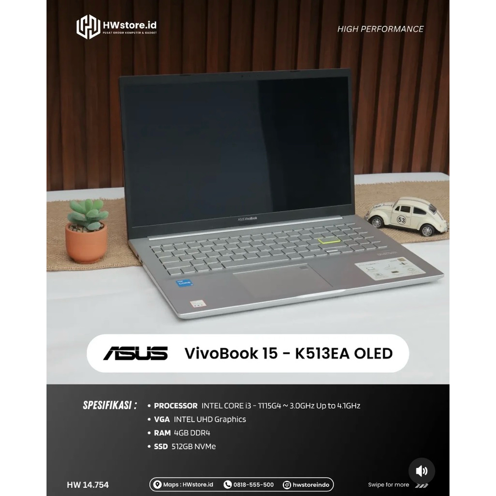 ASUS VivoBook 15 - K513EA OLED