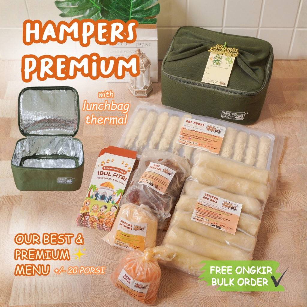 Hampers Lebaran Premium Exclusive | Parcel Lebaran Makanan Frozen Food | Bingkisan Ramadan Mewah Sia