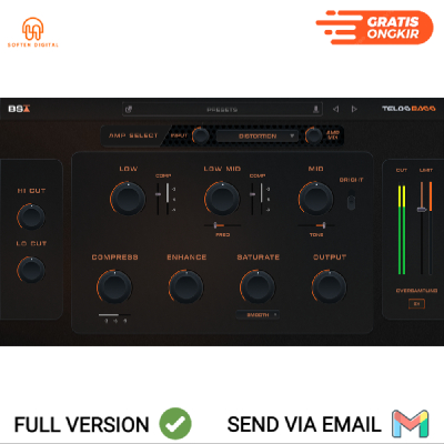 Black Salt Audio - Telos Bass - vst3 plugin Solusi All-in-One untuk Bass yang Powerfull