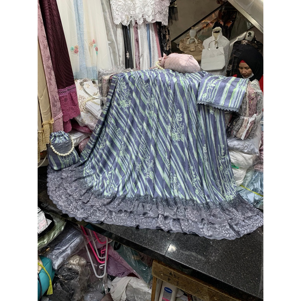 MUKENA DEWASA SUTRA ARMANI SILK PREMIUM MEWAH