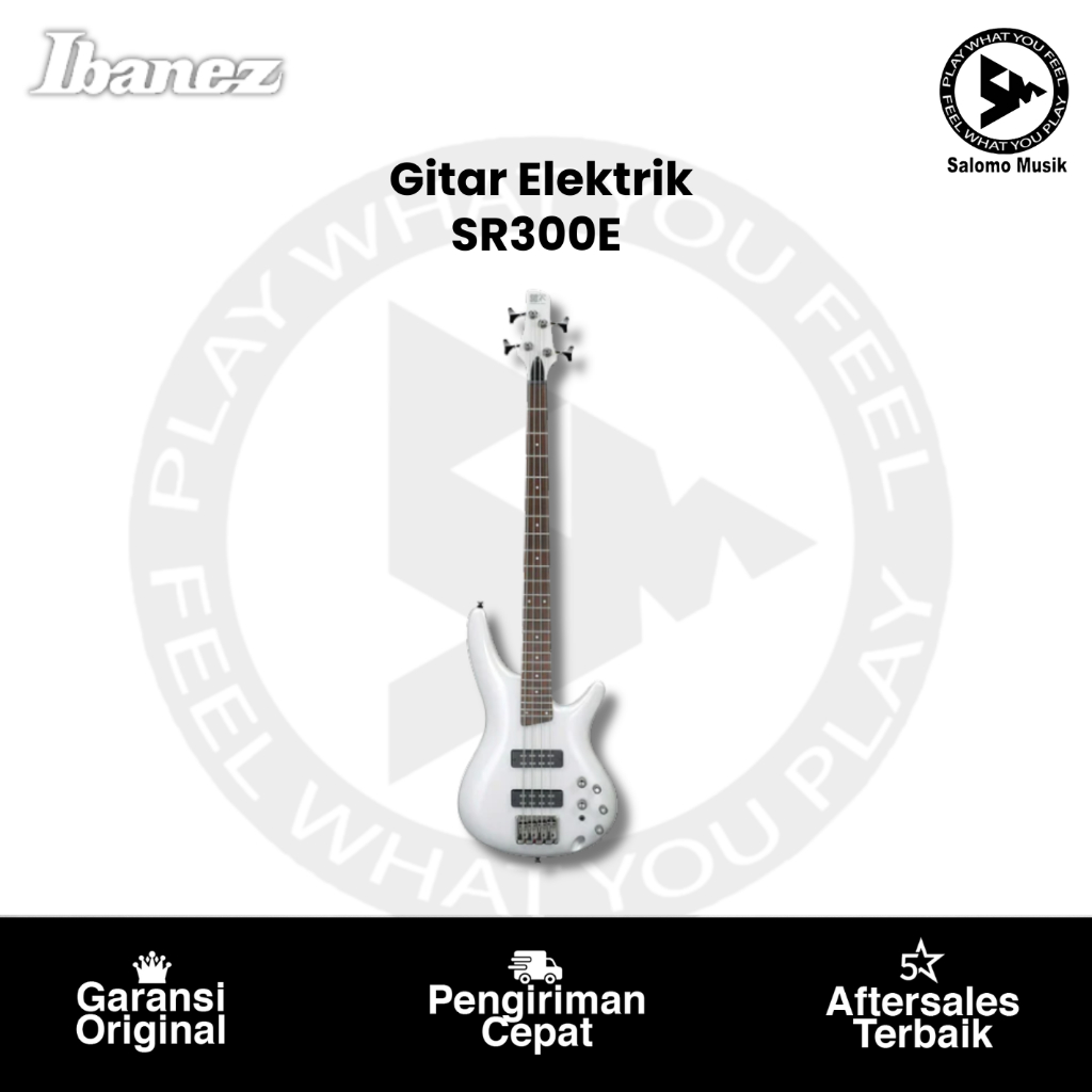 Bass Elektrik Ibanez SR300E PW Original