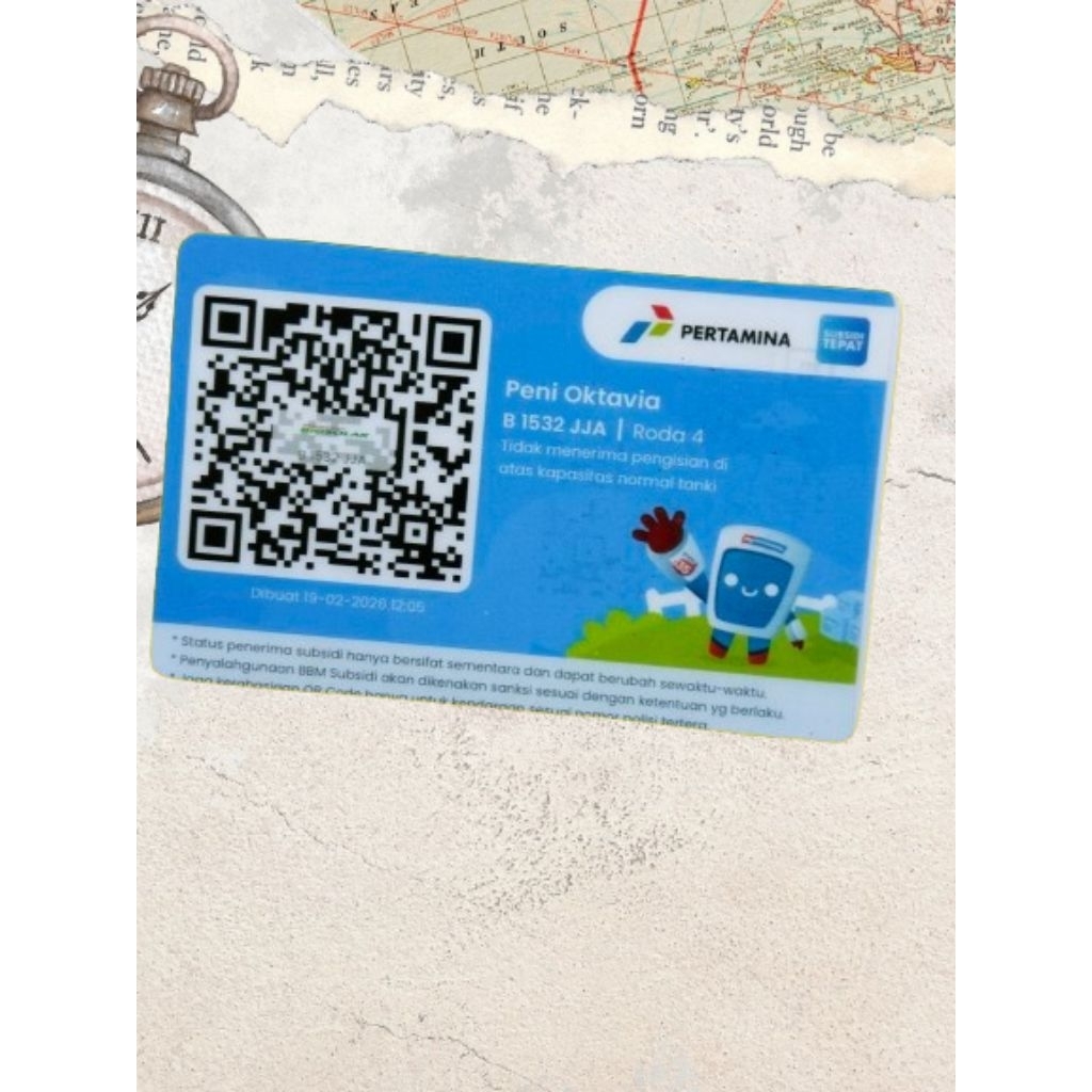 Cetak Barcode My Pertamina