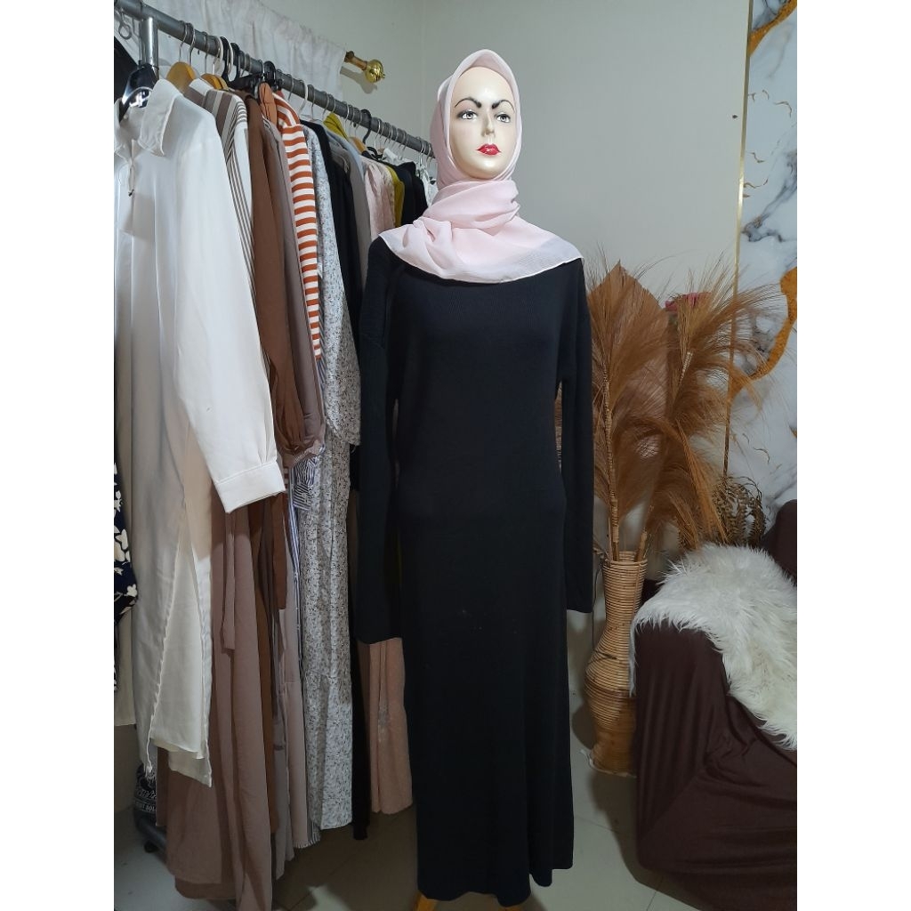 Gamis rajut knit import