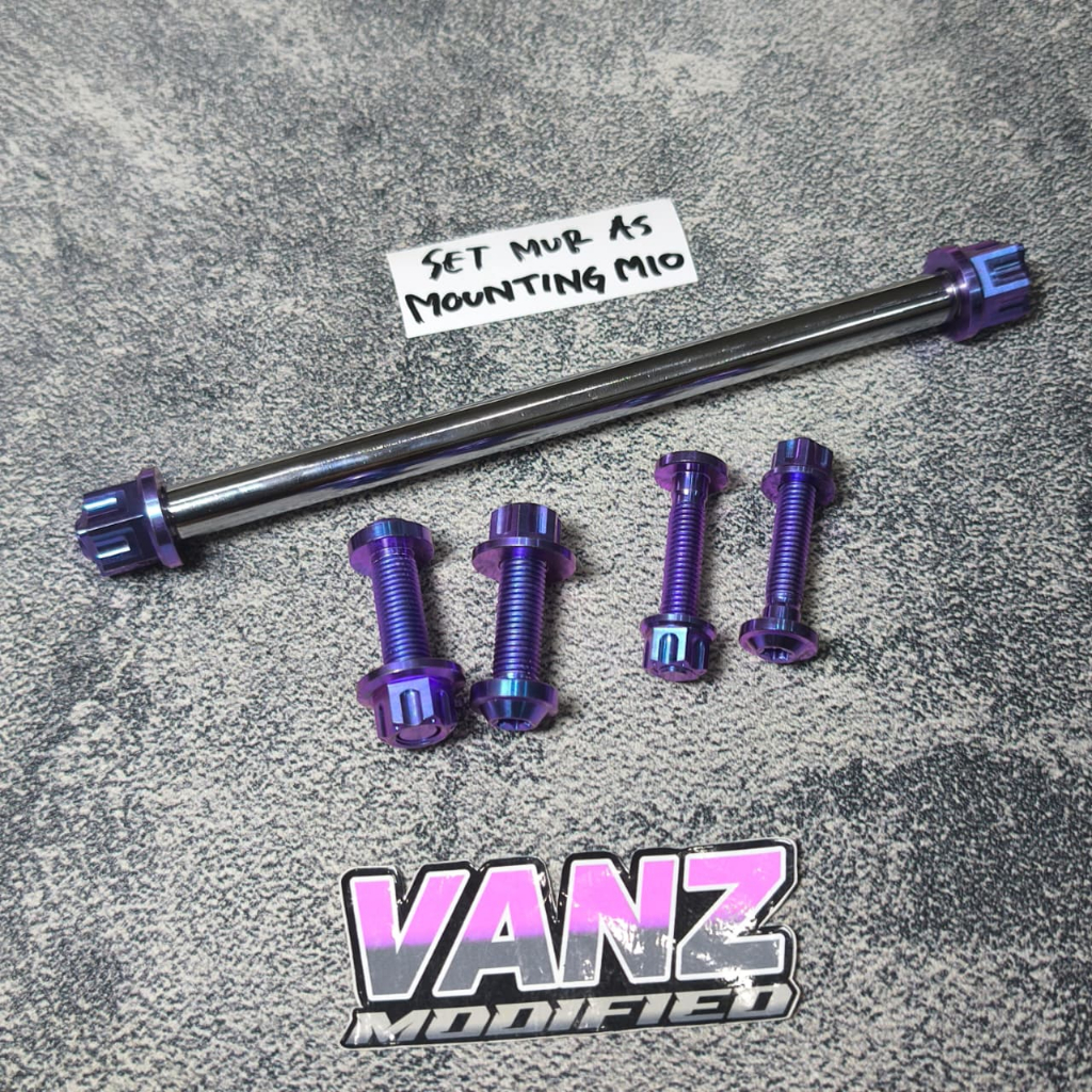 Baut Set As Mounting Mio Titanium / Baut Mounting Mio Titanium