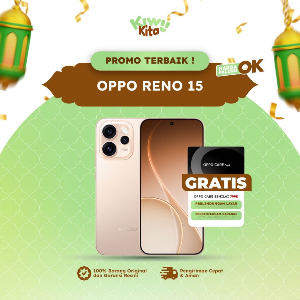 [ FREE GIFT ] OPPO Reno 15 5G Garansi Resmi
