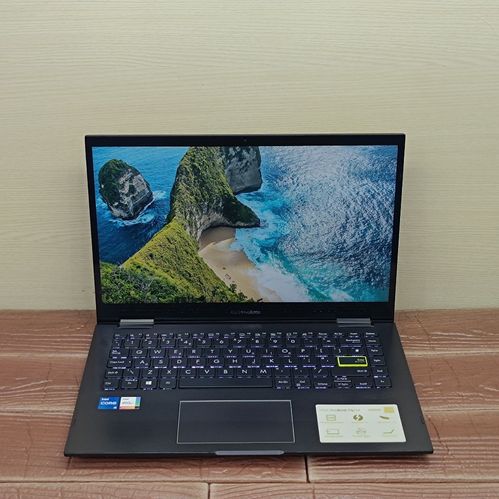 Laptop Asus Vivobook Flip 14 TP470EA Intel Core i5-1135G7 RAM 8GB SSD 256 GB GEN11 TOUCH IPS
