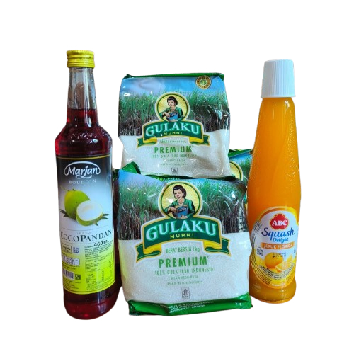 Paket Sembako Parcel Lebaran | Gulaku | Sirup Marjan | Sirup ABC