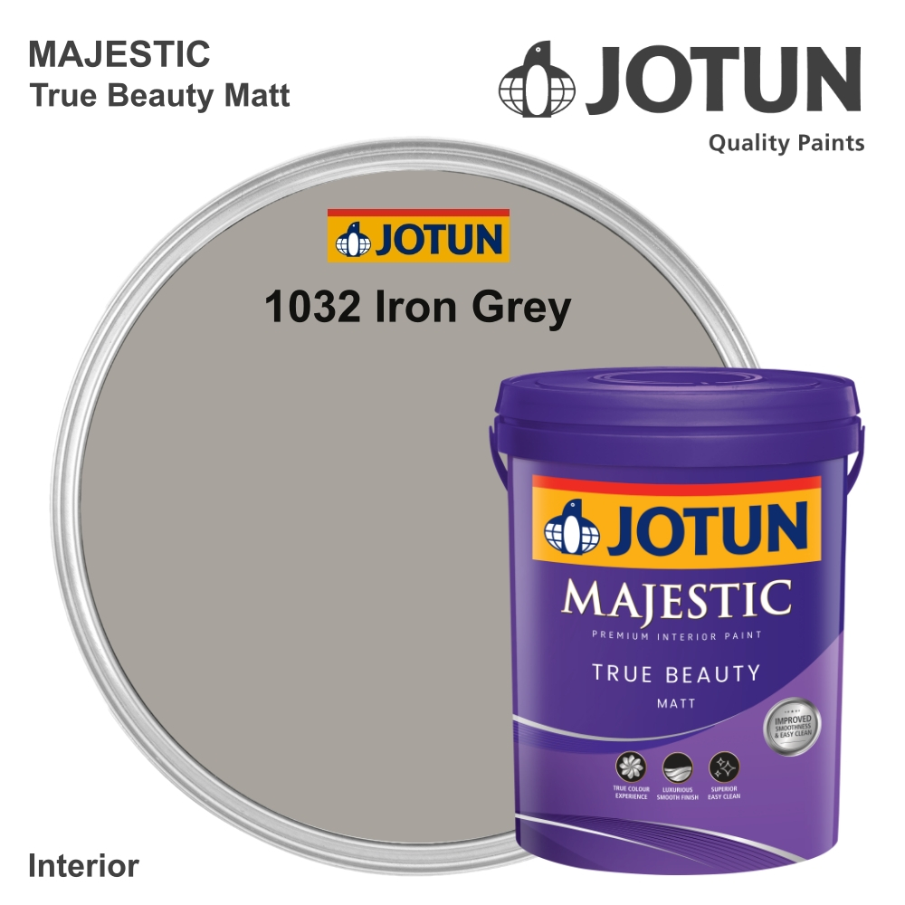JOTUN MAJESTIC MATT IRON GREY 1032 (2.5 Liter)