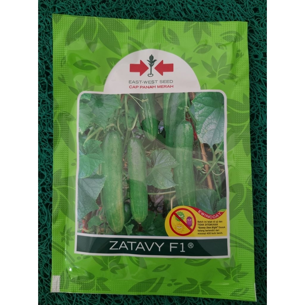 Benih Timun Zatavy F1 Tahan Virus & Mudah Merambat isi 800btr expaierd 29.06.27 kemasan pabrik ori