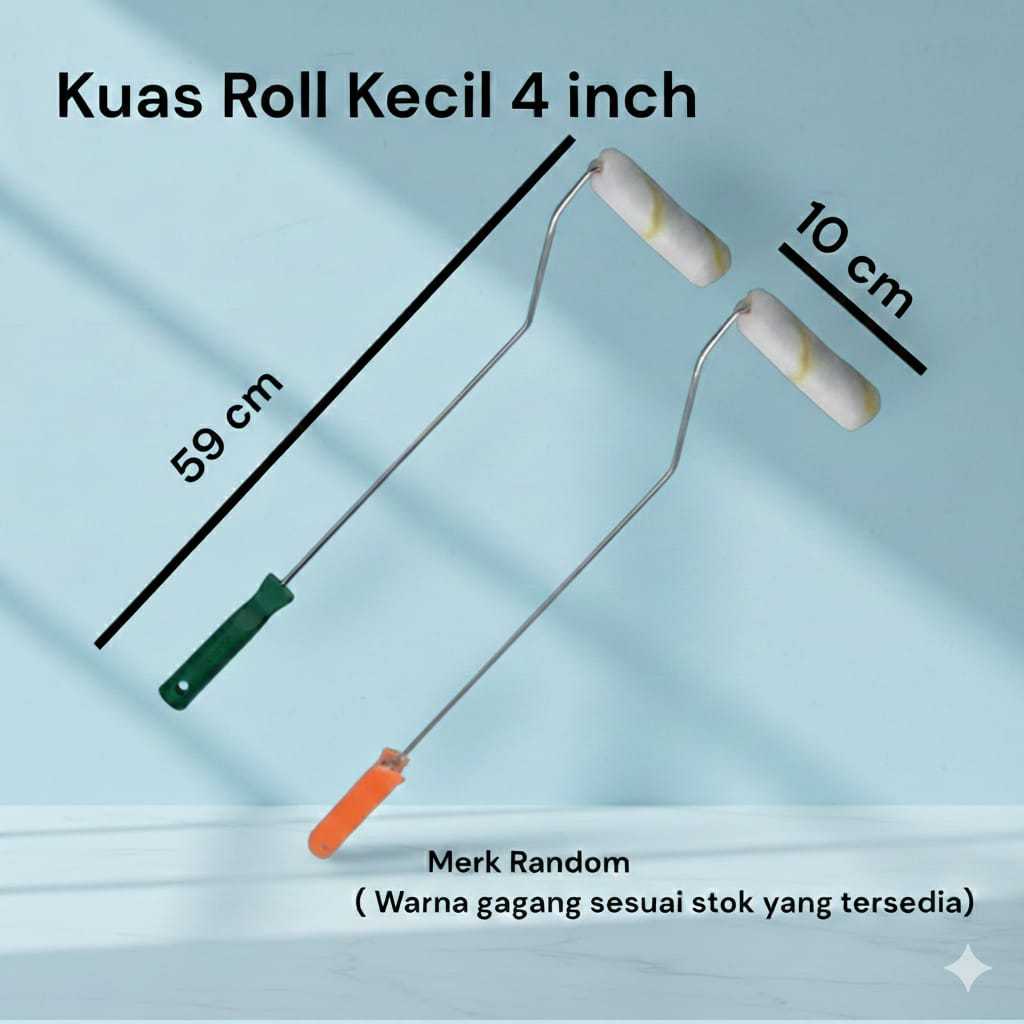 ROLL KECIL  , kuas Cat Kecil kuas Gagang Panjang Kuas Roll Kapal cat kecil