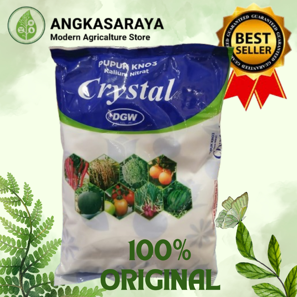 Pupuk KNO3 Kalium Nitrat Crystal DGW - 2 KG (Kristal)
