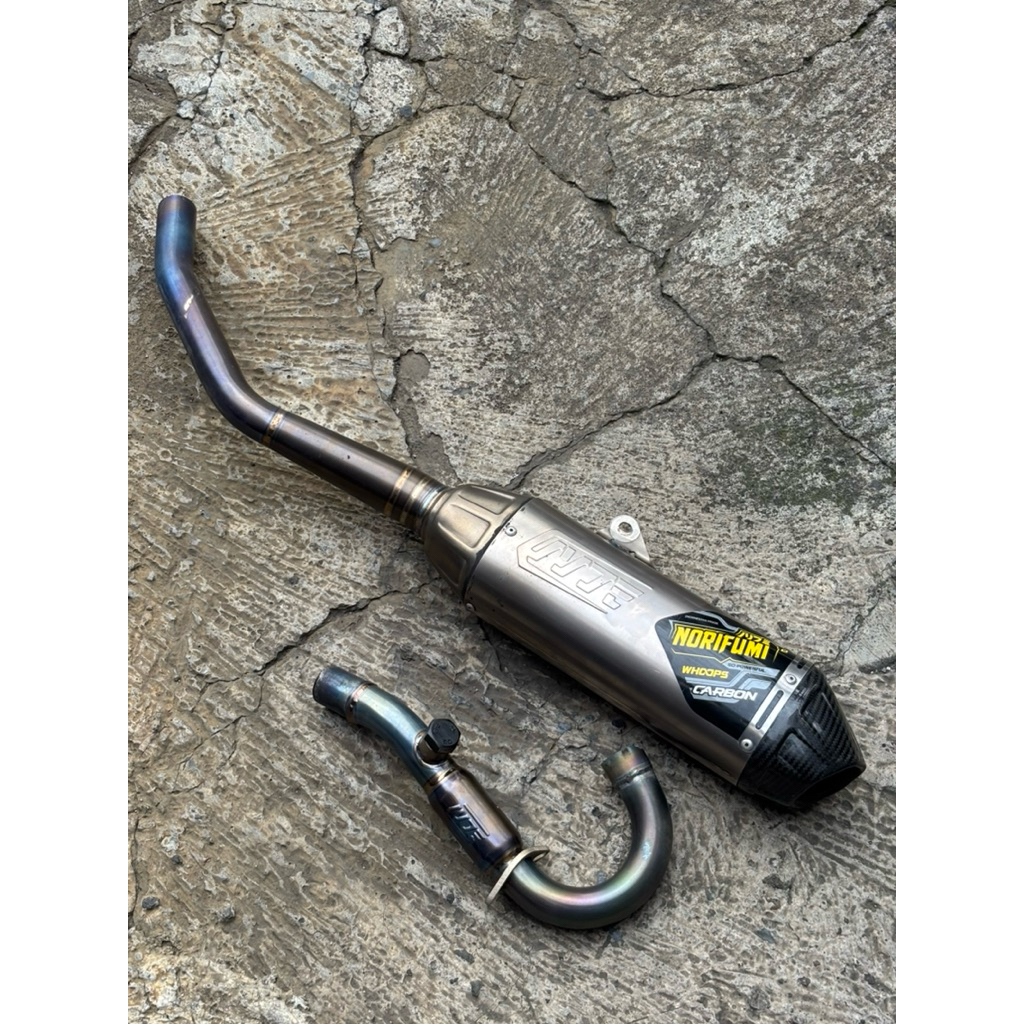 knalpot norifumi whoops carbon titanium kompetisi CRF