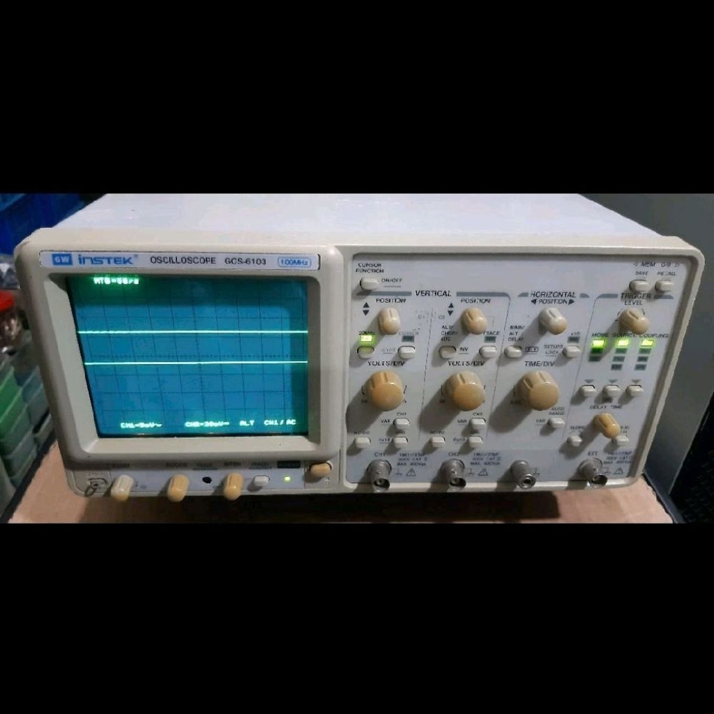 GW INSTEK OSCILLOSCOPE GOS 6103 100 MHZ