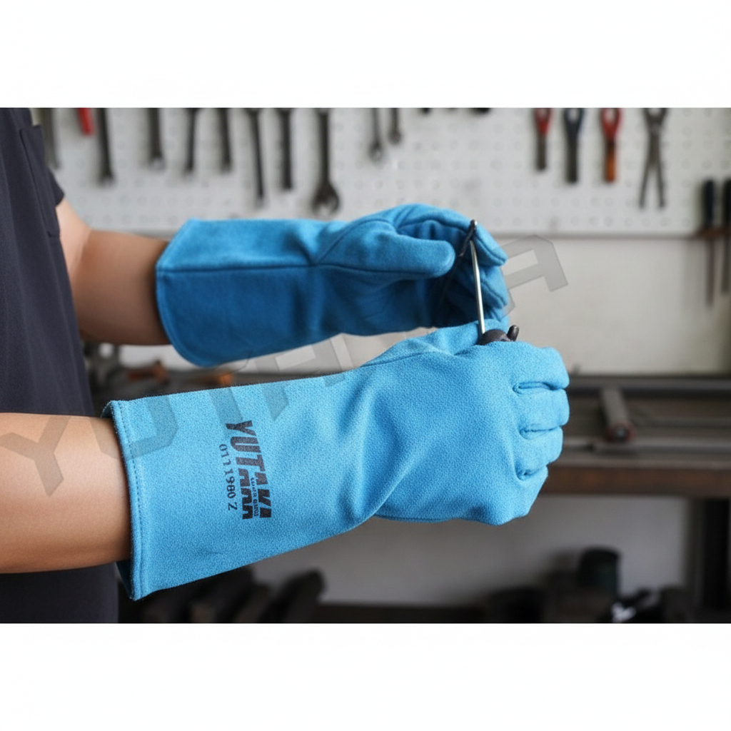 TERMURAH SARUNG TANGAN LAS KULIT YUTAKA / SARUNG TANGAN KULIT LAS/SARUNG TANGAN LAS YUTAKA 14
