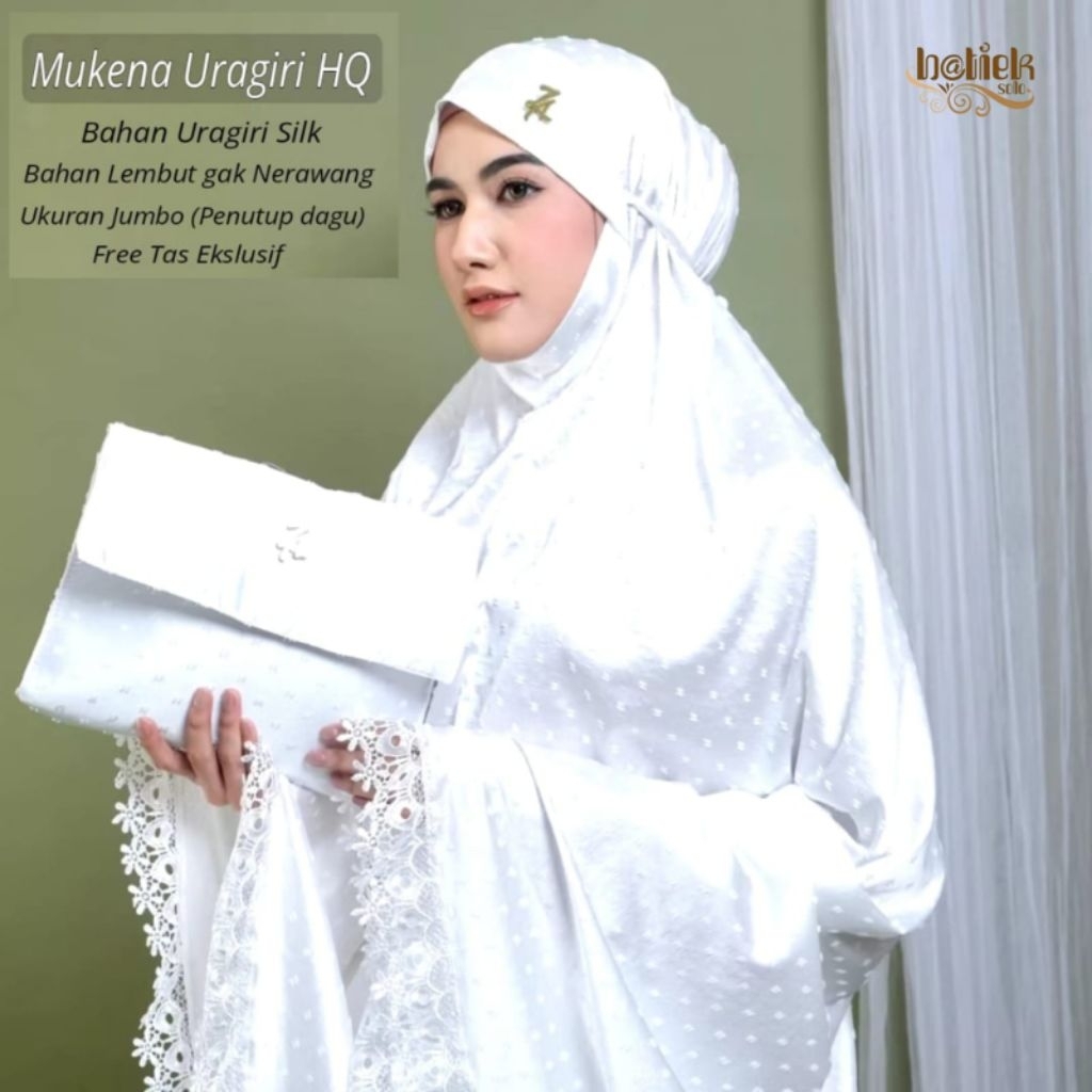 MUKENA URAGIRI HQ MUKENA URAGIRI SILK MUKENA DEWASA