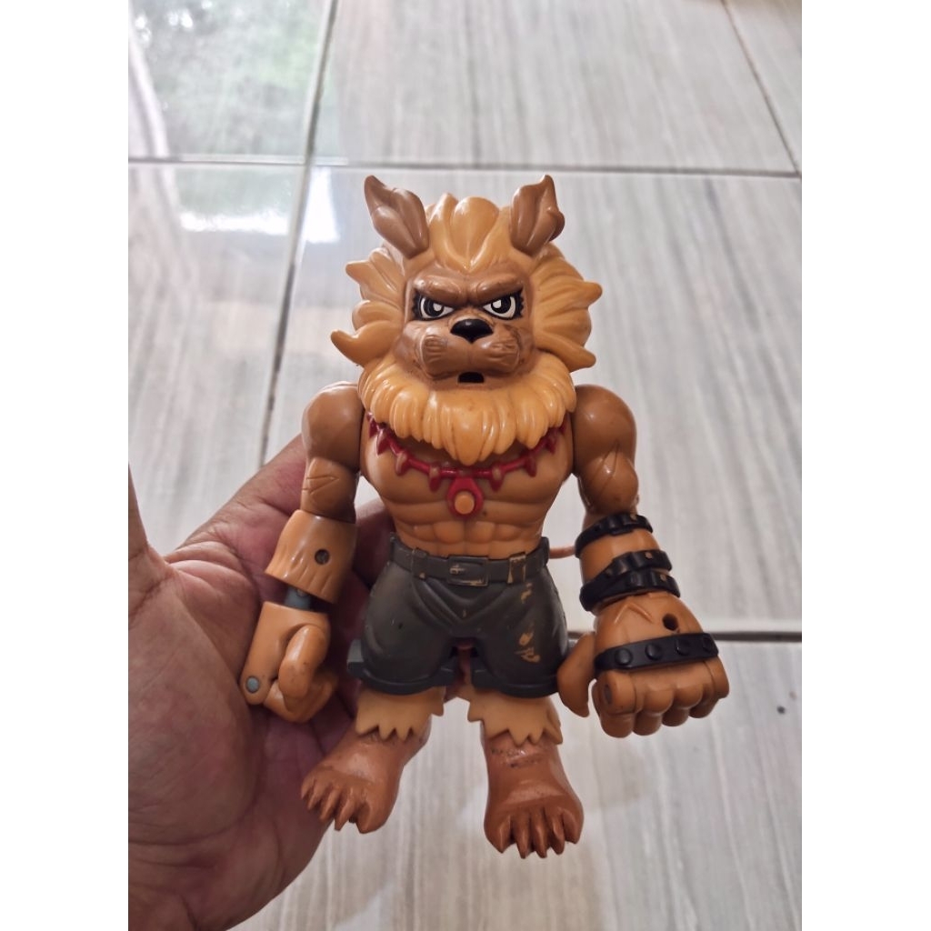 action figure playset digimon leomon vintage jadul retro ori bandai