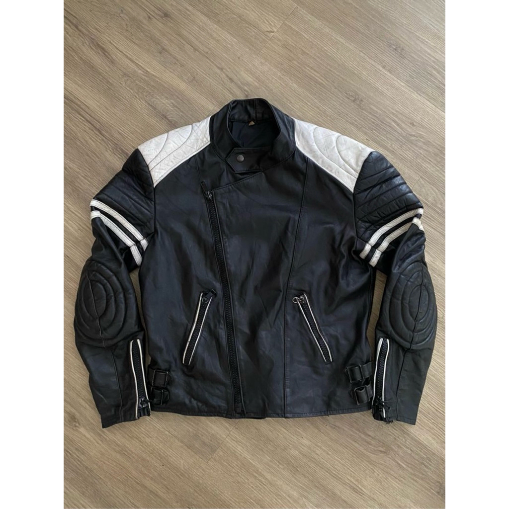 VINTAGE CAFERACER LEATHER JACKET | KERAH SANGHAI | BIKER