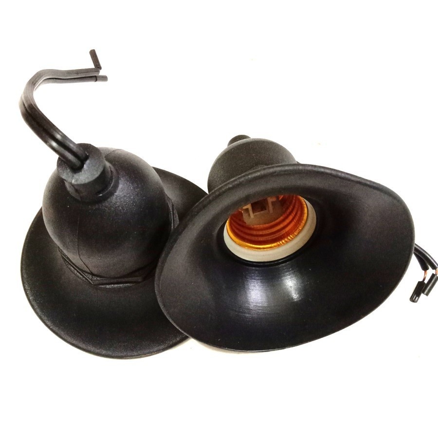 Fitting lampu outdoor Gantung Karet E27 Fitting Topi payung Karet Anti Air hujan