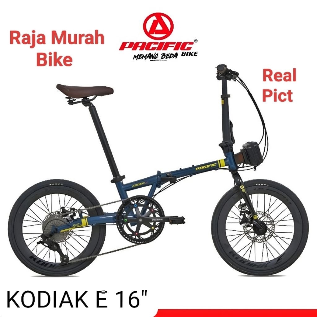 sepeda lipat pacific kodiak e 16 inch sepeda lipat 16 inch pacific kodiak