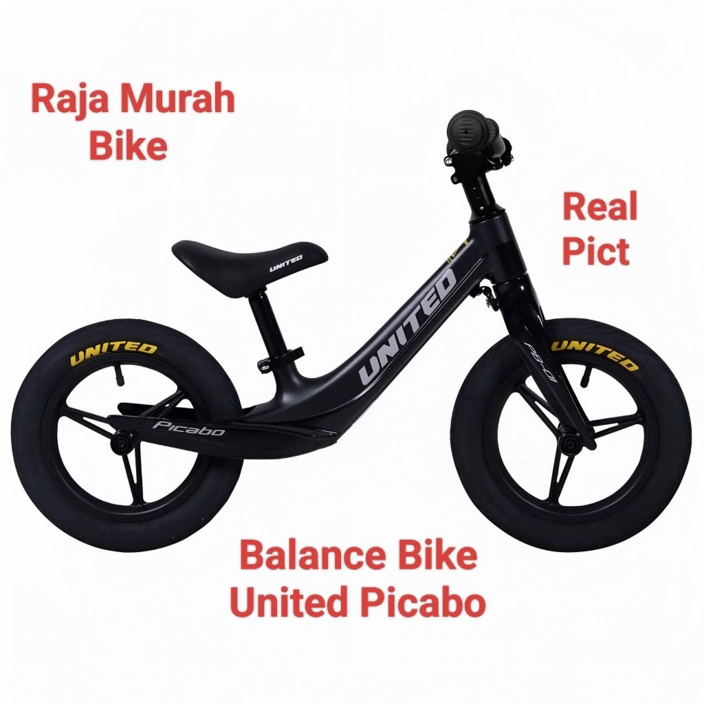 sepeda balance bike united picabo sepeda keseimbangan push bike united picabo terbaru