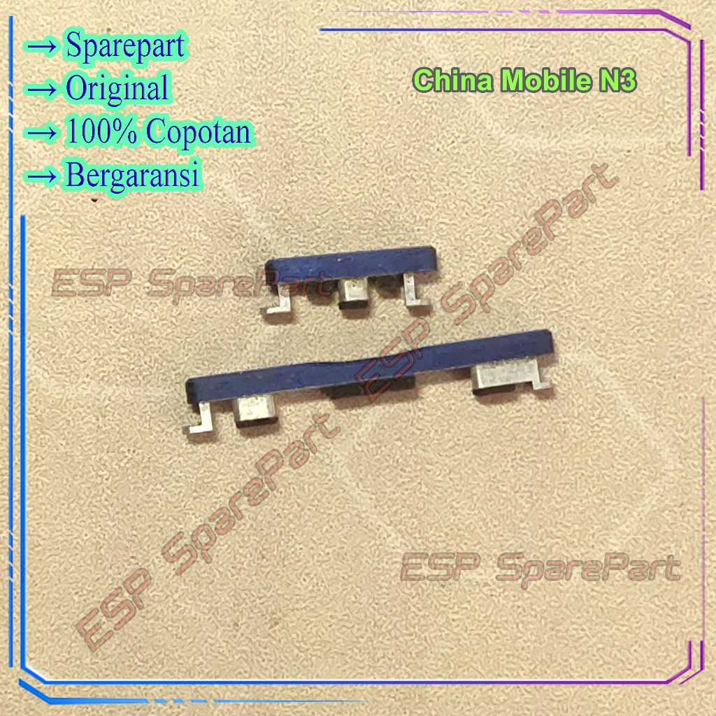 Fisik Luar China Mobile N3 Tombol Power Dan Volume Copotan