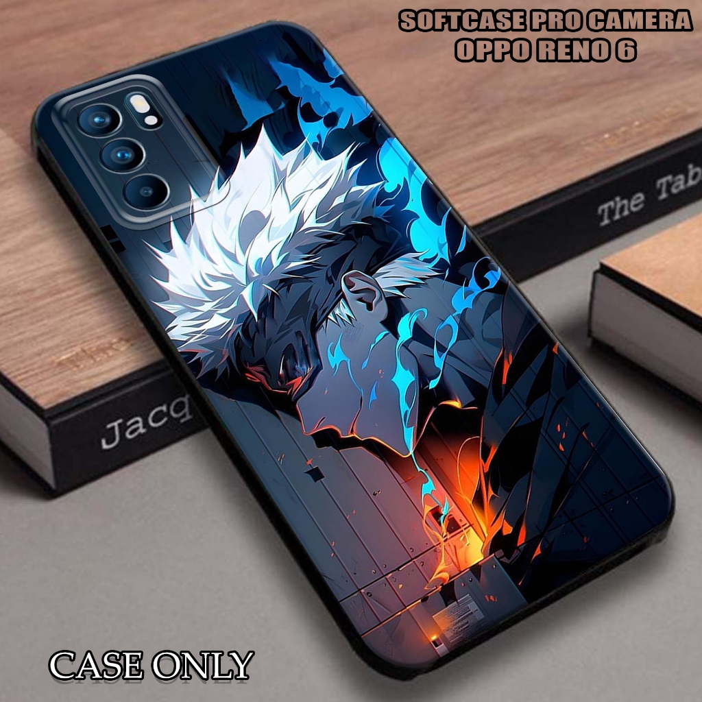 case oppo reno 6 - casing oppo reno 6 [ gojo ] silikon oppo reno 6 - kesing hp - casing hp  - case h