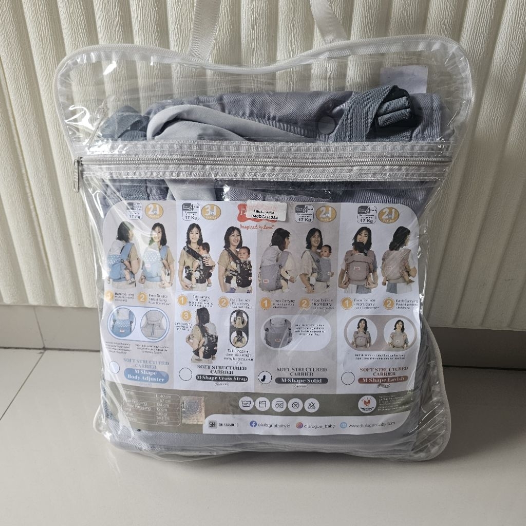 [NEW] Dialogue Baby Gendongan Bayi M-Shape SSC Solid