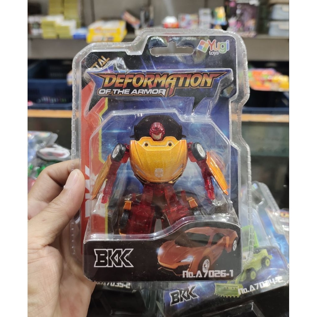 MAINAN ROBOT MOBIL DEFORMATION OF THE ARMOR BAHAN METAL