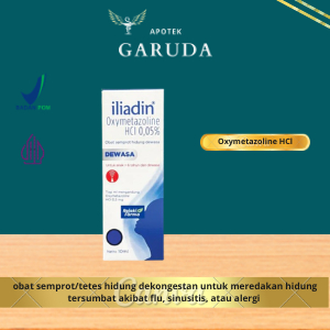 10 ML Iliadin Semprot Hidung untuk Membantu Melegakan Hidung Tersumbat