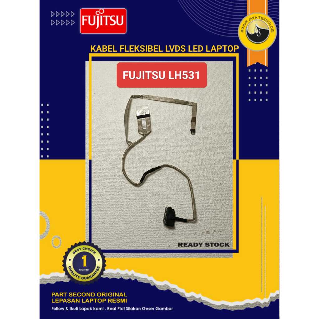 Kabel Flexible Fleksibel Lvds LED LCD Laptop  FUJITSU LifeBook LH531 6017B0301201 40 PIN