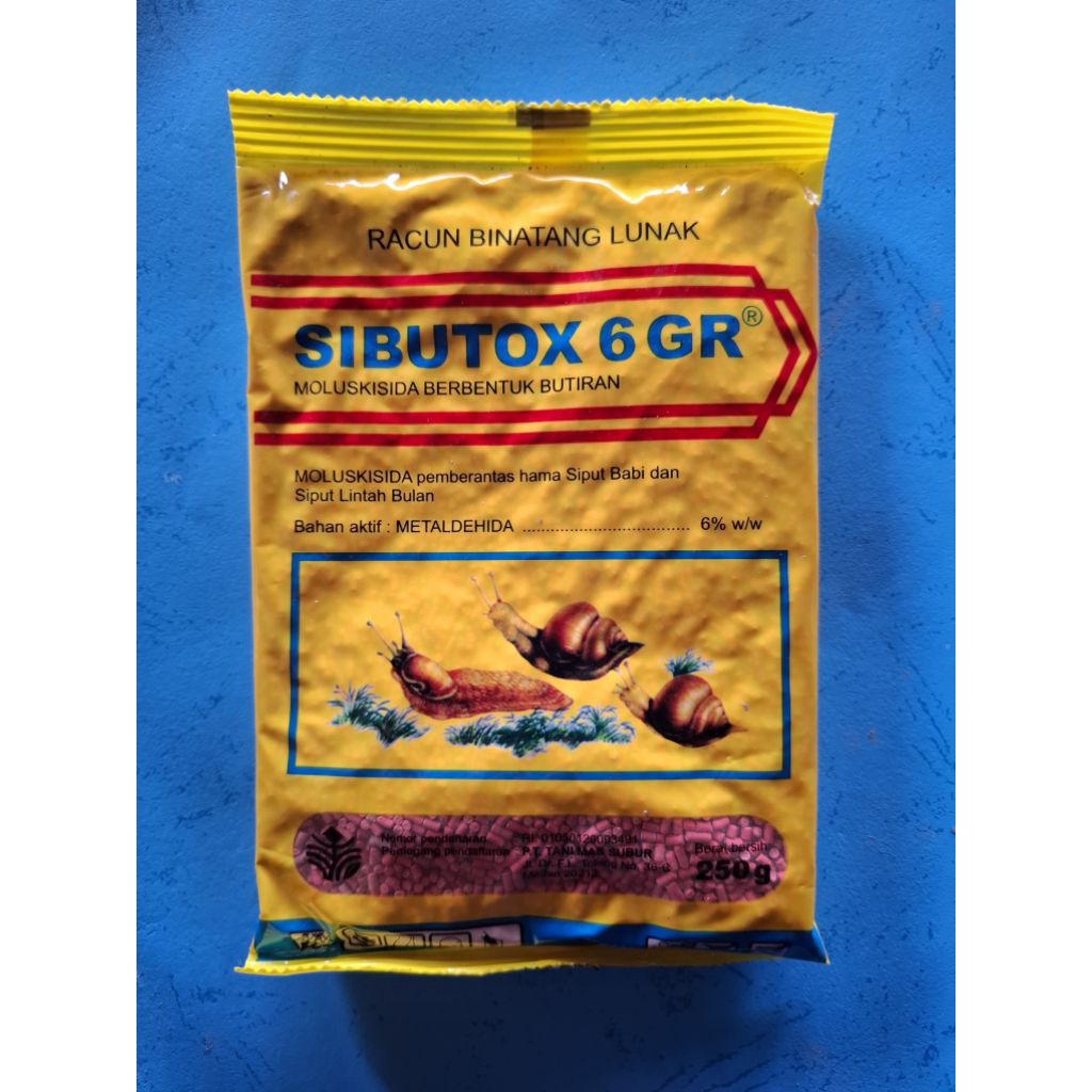Moluskisida Sibutox 6 GR. 250 gram