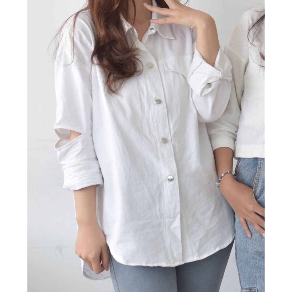 colorbox preloved kemeja putih