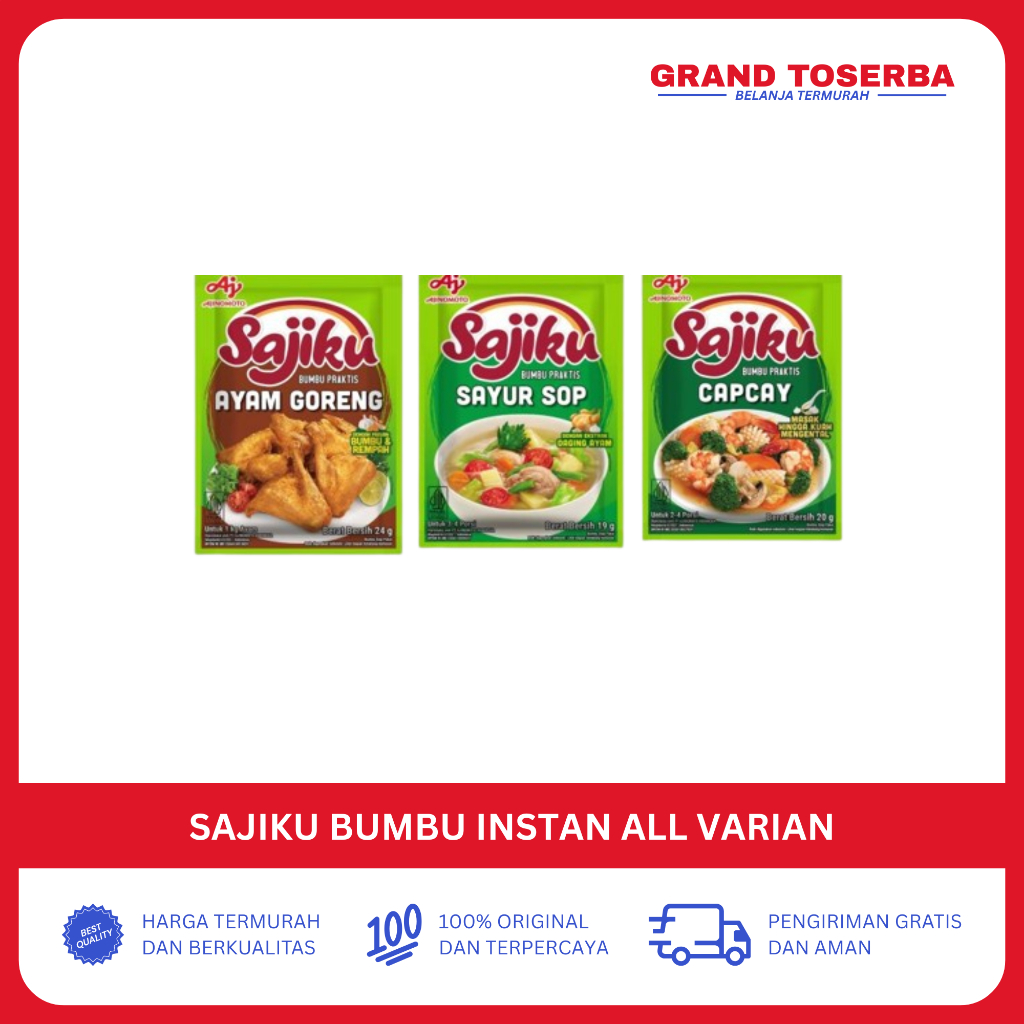 Sajiku Bumbu Instan All Varian