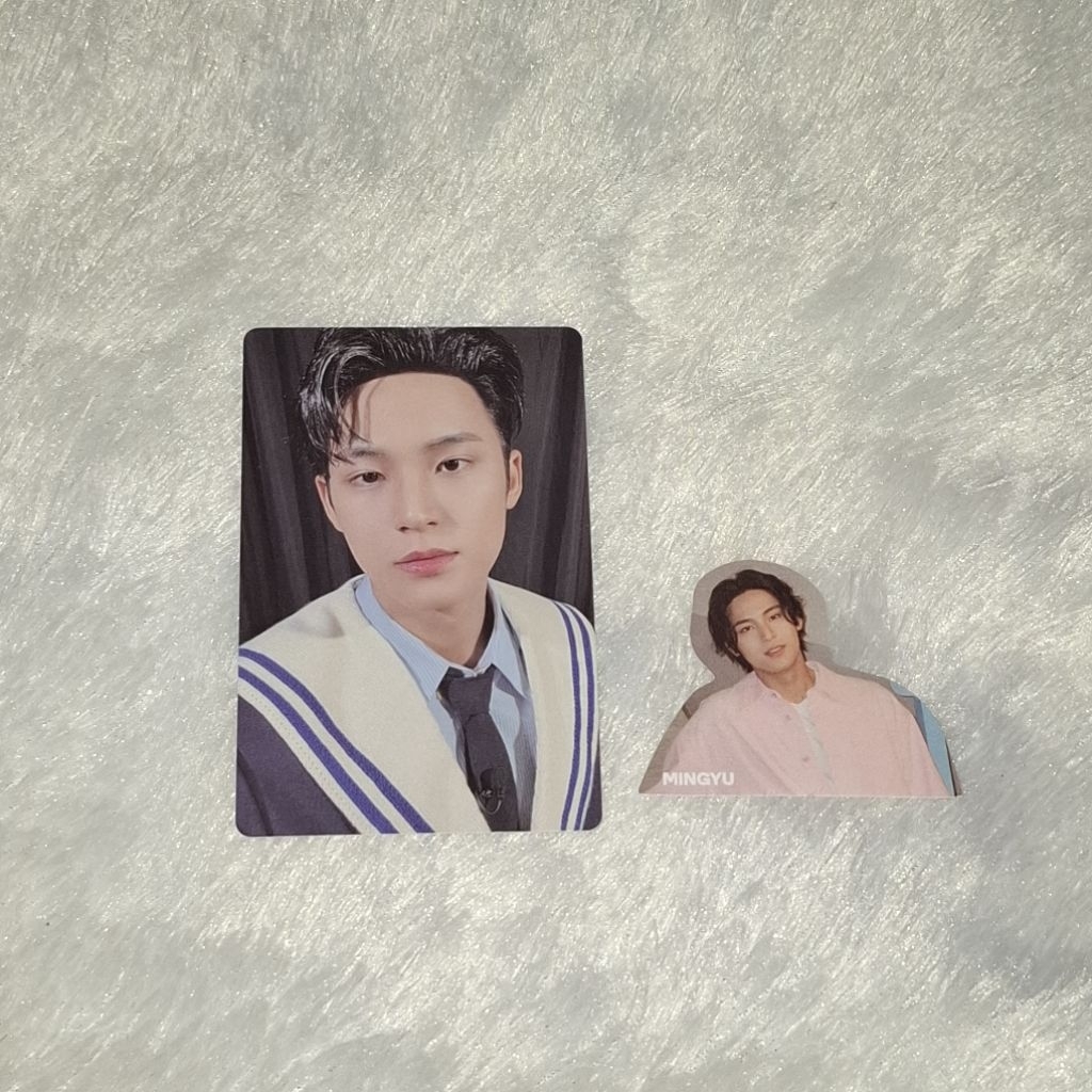[ Photocard K-pop Mingyu Seventeen ] Caratland 2023 memory book
