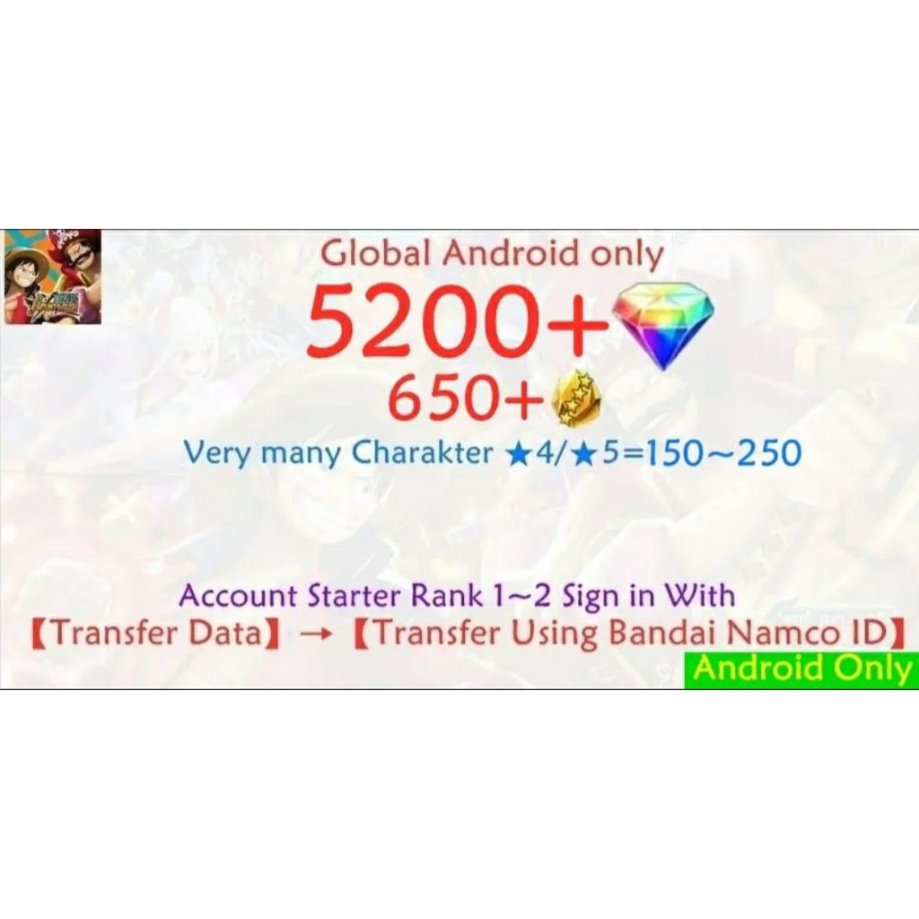 Akun OPBR ONE PIECE Bounty Rush-1