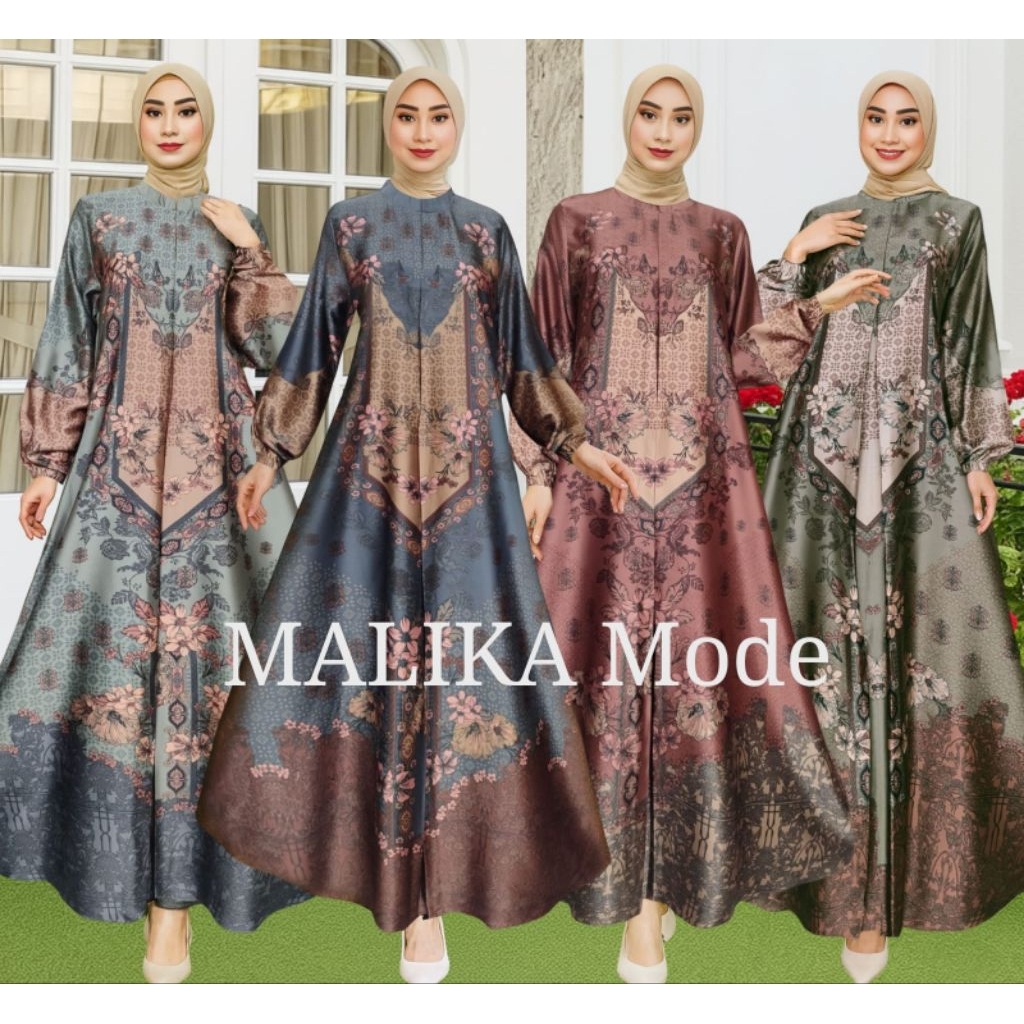 MAHERA DRESS GAMIS SILK SIMPEL TERBARU