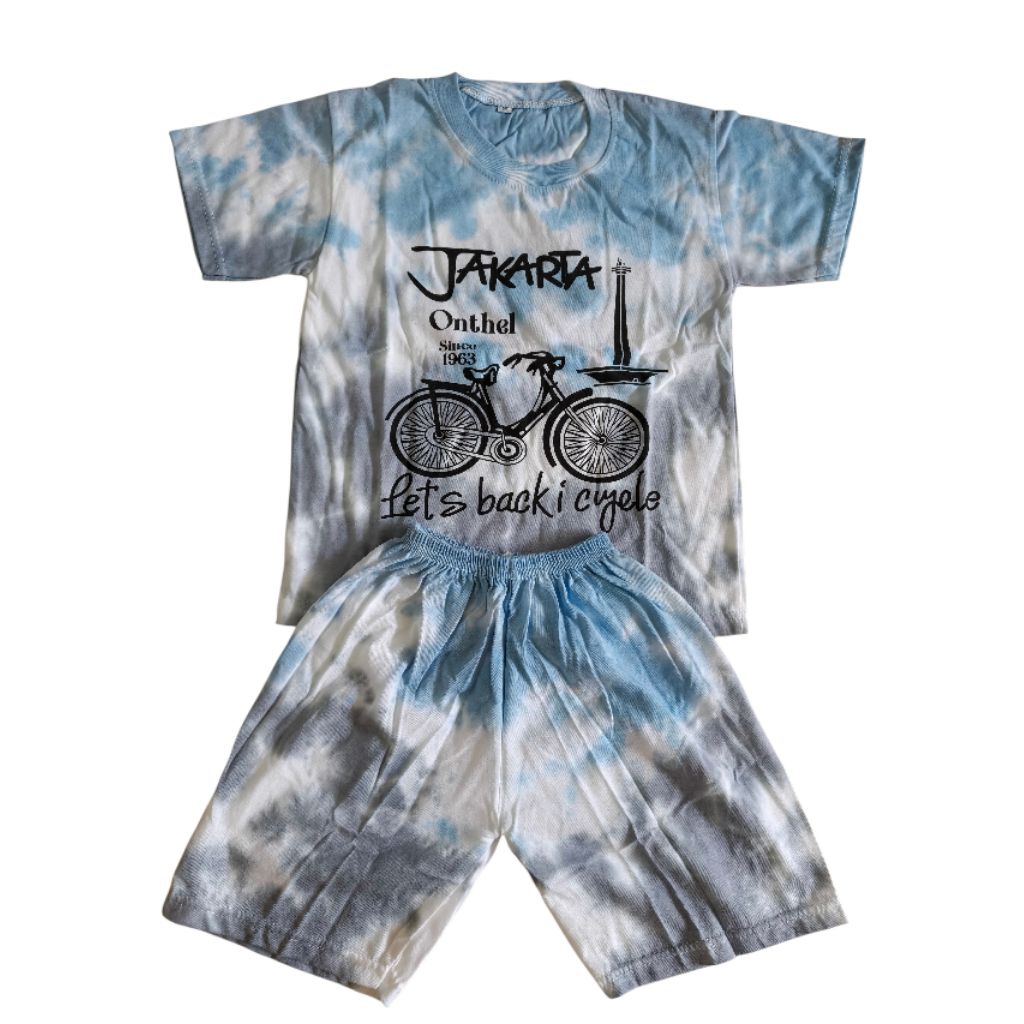 baju stelan anak Motif JKT monas