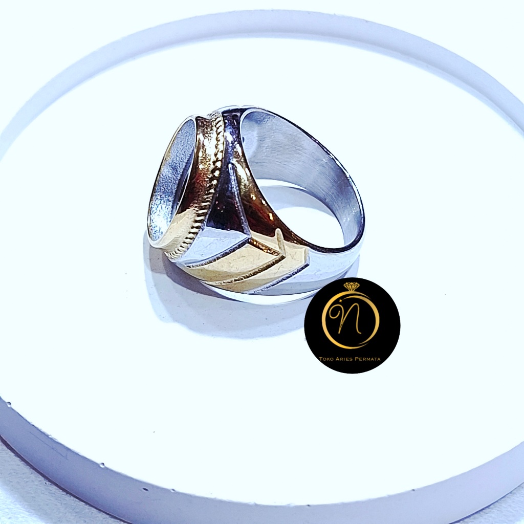 Ring Cincin Emban Titanium Super Premium Dim 12x16